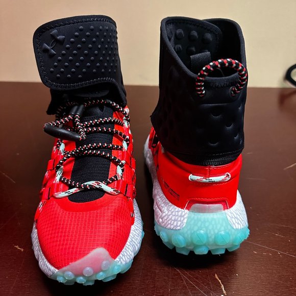 Under Armour Mens Red UA HOVR Summit Fat Tire Cuff Running Shoes Size US 7